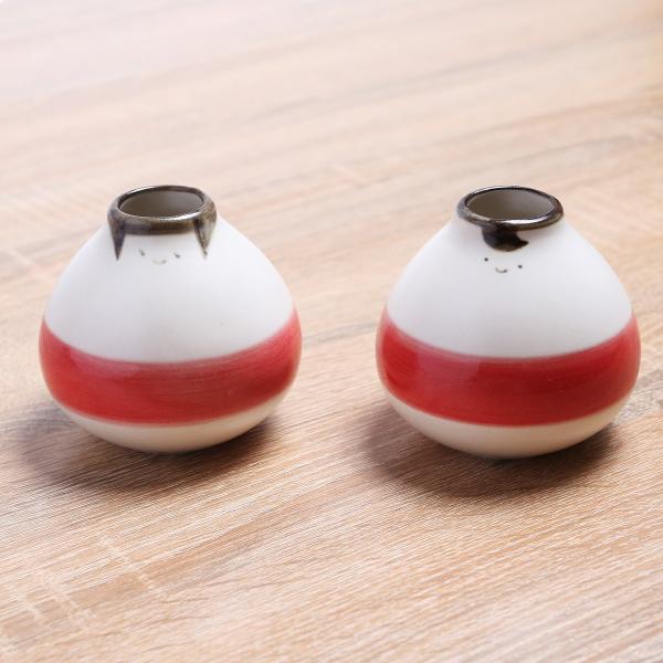 会津本郷焼／一輪挿し  磁器／樹ノ音工房