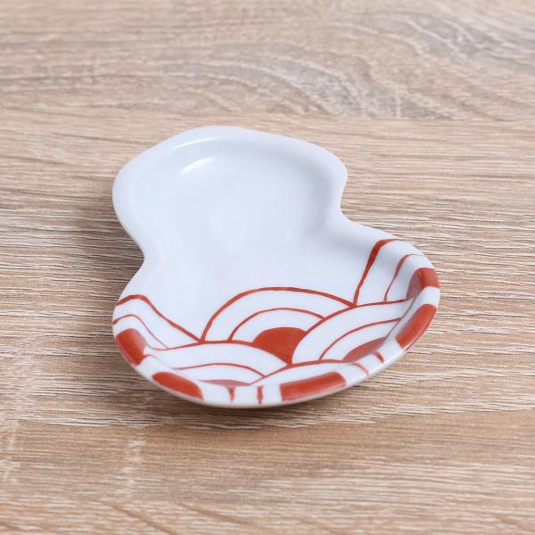 九谷焼 ／ 豆皿　青海波　ひょうたん　小皿　おしゃれ　かわいい　和食器　縁起物　贈り物　吉祥紋古典絵...