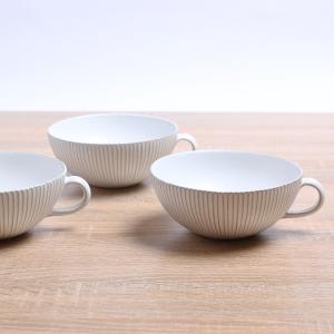 会津本郷焼／豆鉢 太しのぎ 白 皿 陶器／樹ノ音工房 : コレパン 日本の