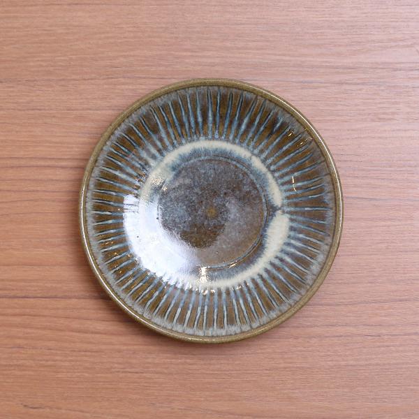 小代焼／5寸皿  陶器 おしゃれ 可愛い 和食器 ／小代本谷ちひろ窯