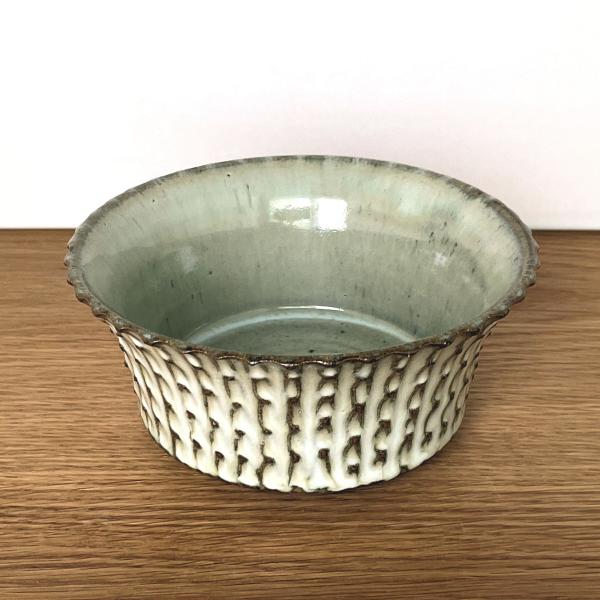 小代焼／しのぎ反り鉢 陶器 おしゃれ 可愛い 和食器 ／小代本谷ちひろ窯