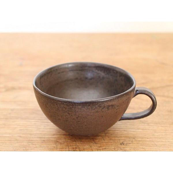 会津本郷焼／たっぷりマグ　サビ／樹ノ音工房