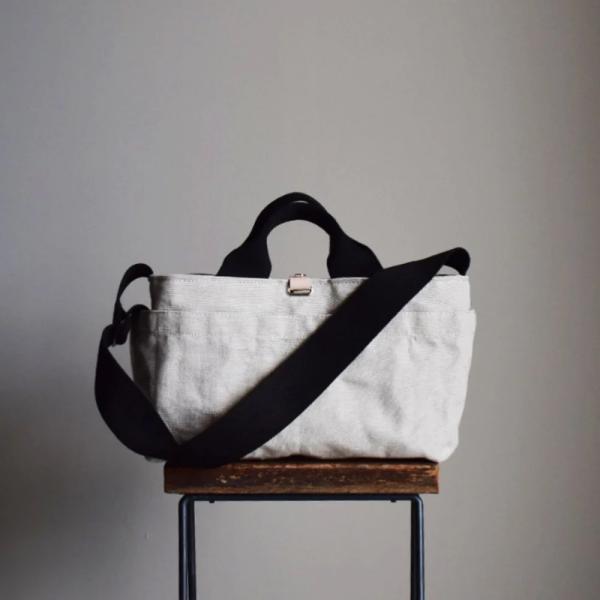 teatrino テアトリーノ　遠州帆布オリジナル帆布　マルチポケットバッグ　M