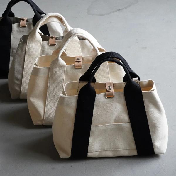 teatrino テアトリーノ　オリジナル帆布バッグ　横長　M　 (6color)