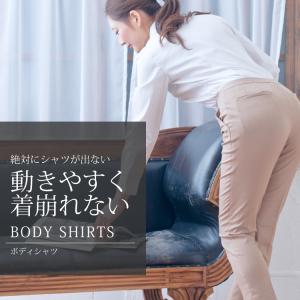 シャツ ブラウス ボディシャツ ショーツ型 オフィス フォーマル フィット やわらかストレッチ fit