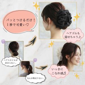 特大 バンスクリップ リボン ヘアクリップ 大...の詳細画像1