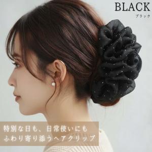特大 バンスクリップ リボン ヘアクリップ 大...の詳細画像3