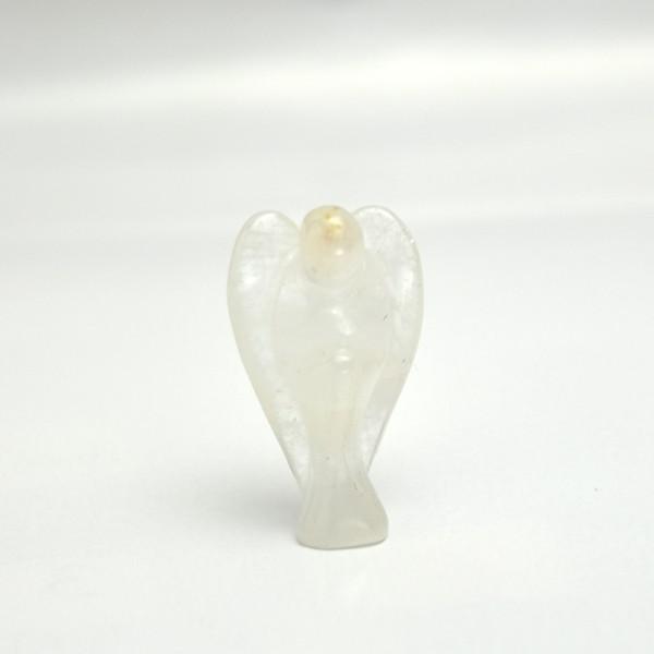 ミニエンジェル・クリスタル　天使の置物　クォーツ(水晶）　天然石　パワーストーン　身長３７ｍｍ