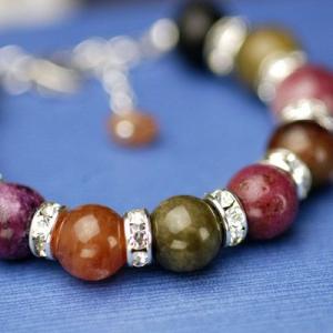 ブリリアントトルマリン　パワーストーン　レディースブレスレット　/トルマリン　天然石　送料無料