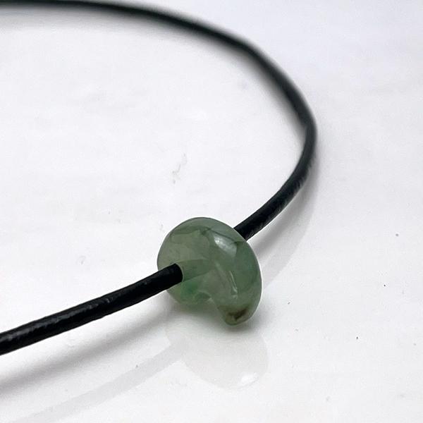アルキュオネーパワーストーメンズネックレス/翡翠勾玉パワーストーン　天然石