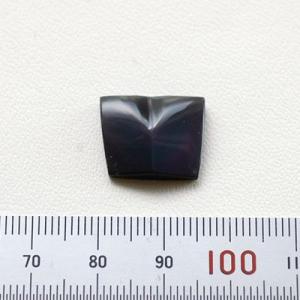 オブシディアン　ハートカボションC　ルース　天然石　パワーストーン