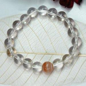 ８月バースメンズパワーストンブレス/サードニクス＆クオーツ