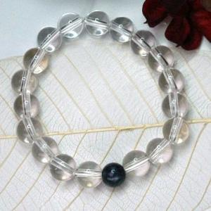 ９月バースメンズパワーストンブレス/サファイヤ＆クオーツ