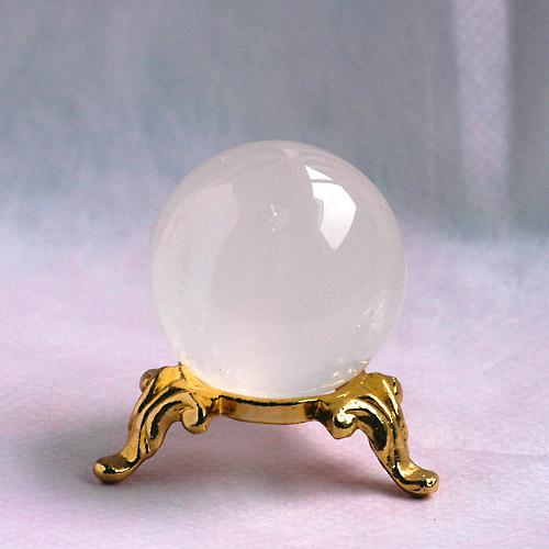 ミルキークォーツ丸玉０１