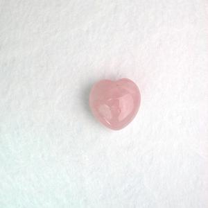 ローズクォーツハート・ミニ　パワーストーン　天然石　約２０ｍｍ×２０ｍｍ　恋愛運