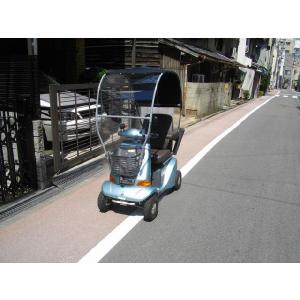 旧型4輪電動車、シニアカーは付きません、風よけ...の詳細画像2