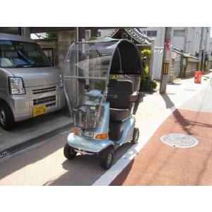 旧型4輪電動車、シニアカーは付きません、風よけ...の詳細画像3