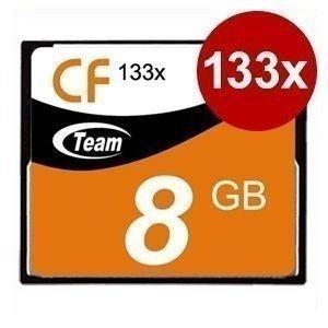 CFカード 8GB 133x TEAM チーム コンパクトフラッシュメモリ TG008G2NCFF おしゃれ