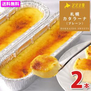 みれい菓　札幌カタラーナ L プレーン 260×2本セット(総520g) とろける濃厚アイスプリン ケーキ クレームブリュレ ギフト お菓子 洋菓子  送料無料