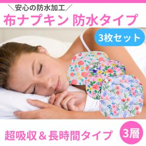 布ナプキン 夜用　防水 夜用 ライナー 多い日用 生理 セット 尿もれ おりものシート 布 尿もれ｜correct-online-store