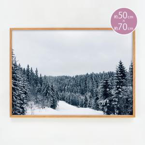 ポスター 北欧 Winter Wonderland 50×70cm 50x70cm ココラパンデザイン Coco Lapine Design｜cortina 北欧生地と雑貨のお店