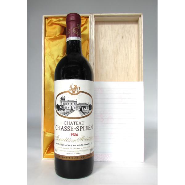 1986 Chateau Chasse Spleen, Haut medoc シャトー シャス スプ...