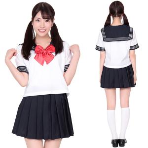 セーラー服2・えんじリボン コスプレ 可愛い ...の詳細画像4