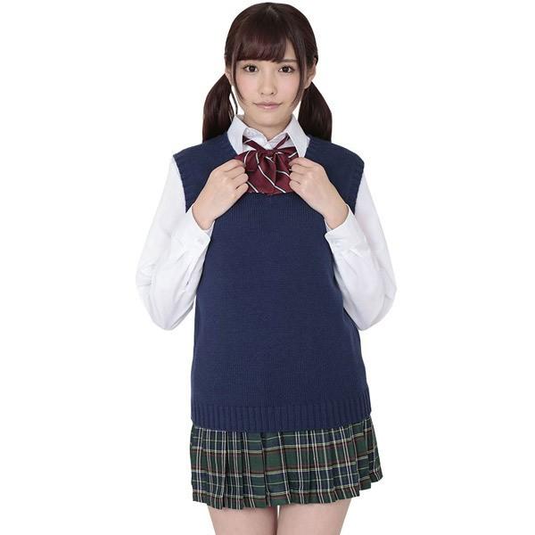 しんぷる is ベスト ネイビー コスプレ小物 スクール 制服 アクセサリー アニメ アイドル ハロ...