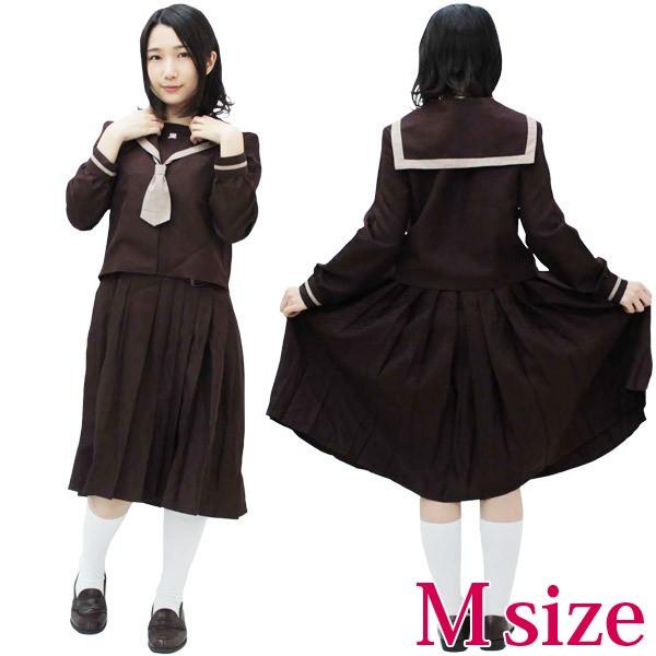 市立中学校のセーラー服 冬服 M コスプレ 可愛い 制服 スクール セーラー ブレザー 学生服 女子...