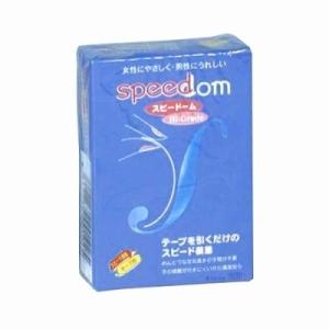 中身がバレない包装 コンドーム スピードーム500 4個入り レギュラーサイズ スタンダード 普通サ...