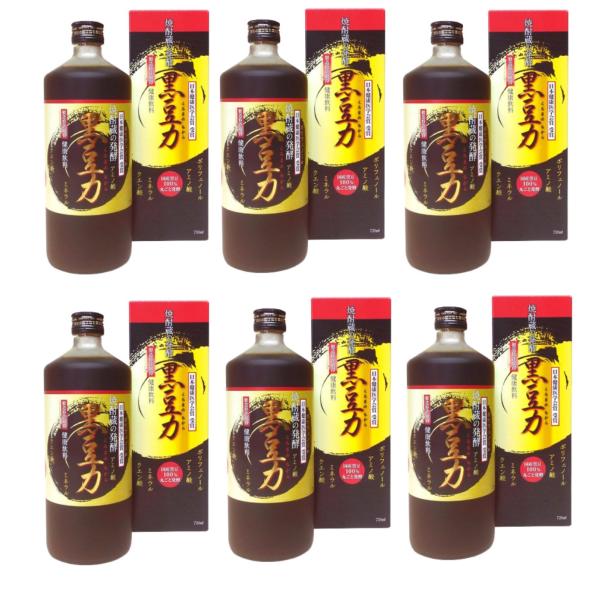 堤酒造　黒豆力　プレミアム　国産黒豆100％ 健康飲料 6本セット 　　 