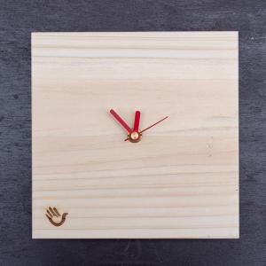 時計 置き時計  日本製 ヒノキ 桧 時計 HINOKIO’CLOCK Natural  Lサイズ 幅17cm シンプル｜cosign