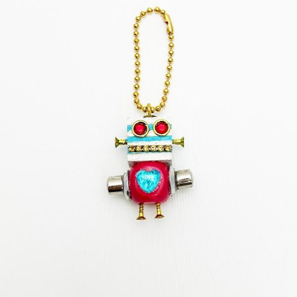 ひのき ロボット 雑貨 小物 かわいい カラフル ケース付き