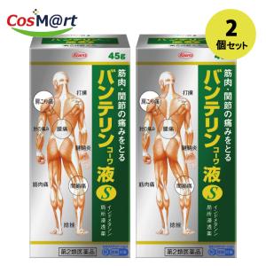 【2個セット】 【定形外郵便にて発送】 【第2類医薬品】 興和 バンテリンコーワ液 45G 【セルフメディケーション税制対象】(4987067200306-2)｜cosmartplus