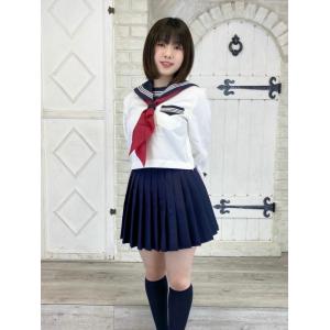 オリジナル 無地 濃紺 プリーツスカート 35...の詳細画像5