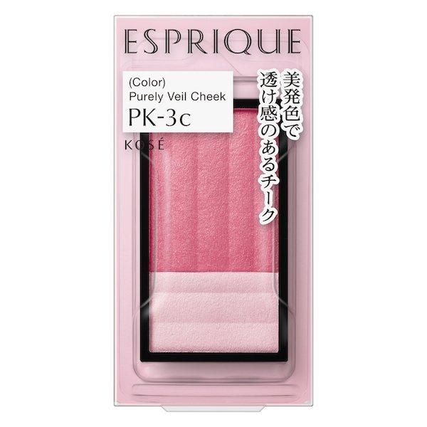 コーセー　エスプリーク 　ピュアリーベール チーク　PK-3c　メール便対応商品　送料185円