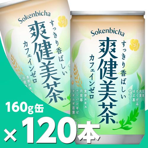 爽健美茶 160g缶 4ケース120本  北海道内送料無料・メーカー直送・代引不可/コカコーラ