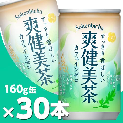 爽健美茶 160g缶 30本  北海道内送料無料・メーカー直送・代引不可/コカコーラ