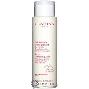 クラランス ベルベット クレンジング ミルク 200ml (378795)