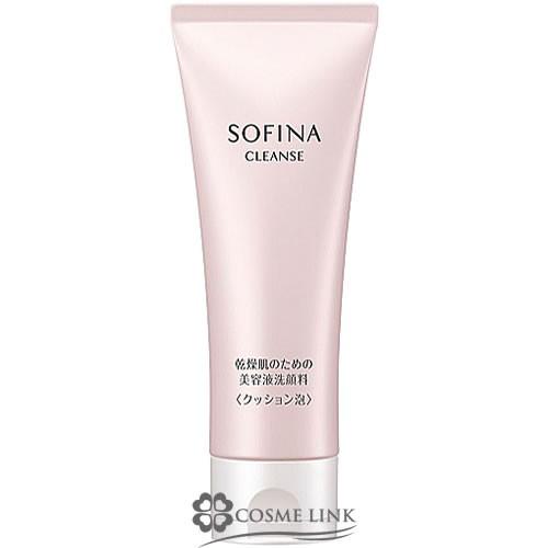 花王 ソフィーナクレンズ 乾燥肌のための美容液洗顔料 クッション泡 120g (360007)