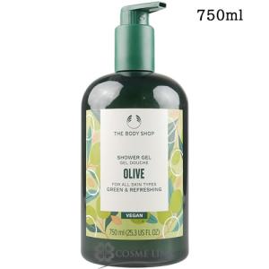 ザ・ボディショップ シャワージェル OLV 750ml 【国内未発売容量】 (249014)｜cosme-link