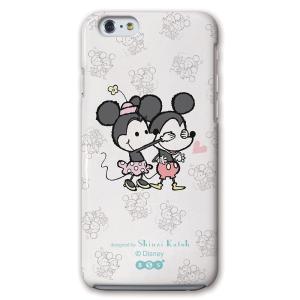 Disney(ディズニー) ミッキー＆ミニー1　Apple iPhone6(4.7インチ) ハードケース カバー  shinzikatoh 加藤真治 W｜cosme-market