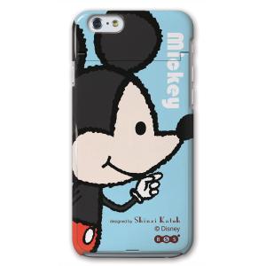 Disney(ディズニー) ミッキー ミラー付 Apple iPhone6(4.7インチ) ハードケース カバー  shinzikatoh 加藤真治｜cosme-market