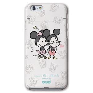 Disney(ディズニー) ミッキー＆ミニー1ミラー付 Apple iPhone6(4.7インチ) ハードケース カバー shinzikatoh 加藤真治  W｜cosme-market
