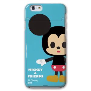 Disney(ディズニー) ミッキー ミラー付 Apple iPhone6(4.7インチ) ハードケース カバー タケヤマ・ノリヤ W｜cosme-market