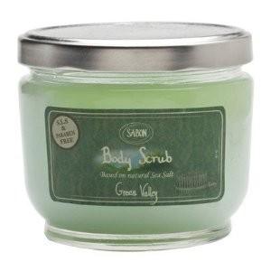 ラベル不良  SABON(サボン) ボディ スクラブ #グリーン バレー Body Scrub #Green Valley 600g｜cosme-market