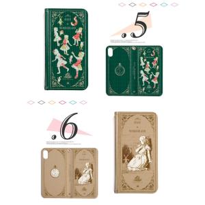 アリス 帯なし 手帳型 スマホケース ベルトな...の詳細画像4
