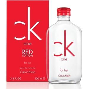 カルバンクライン シーケーワン レッド フォーハー EDT SP 100ml CK 香水[1130/1215] 送料無料｜cosme-nana