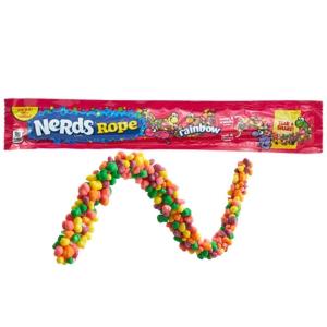 【レインボー】NeRds ナーズ ロープグミ お菓子 プレゼント　ハロウィン ナーズグミ ASMR ASMR動画 モッパン 送料無料
