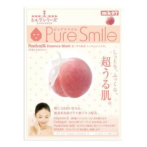ピュアスマイル エッセンスマスク ミルクシリーズ PureSmile mk07 ピーチミルク 桃 保湿シート フェイスパック 美容マスク